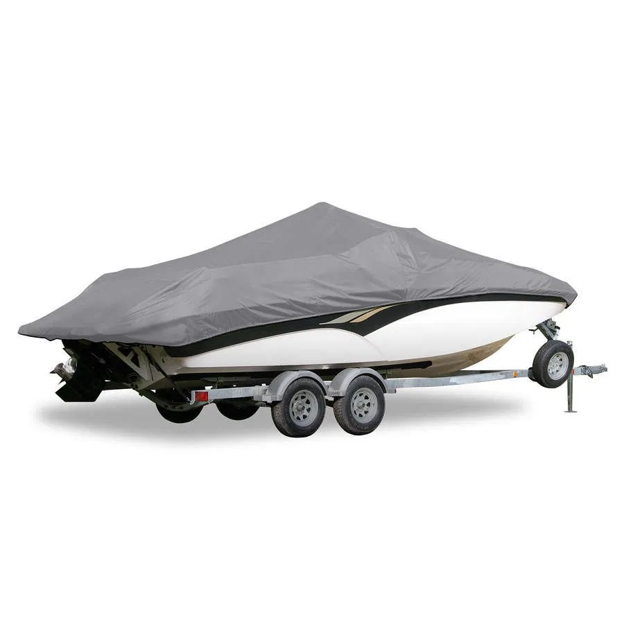 77218S-11 – CARVER Boat Cover, Used For Storage V-Hull Bass Boat Fits 18 Foot 6 Inch Center Line With Beam Width Up T...